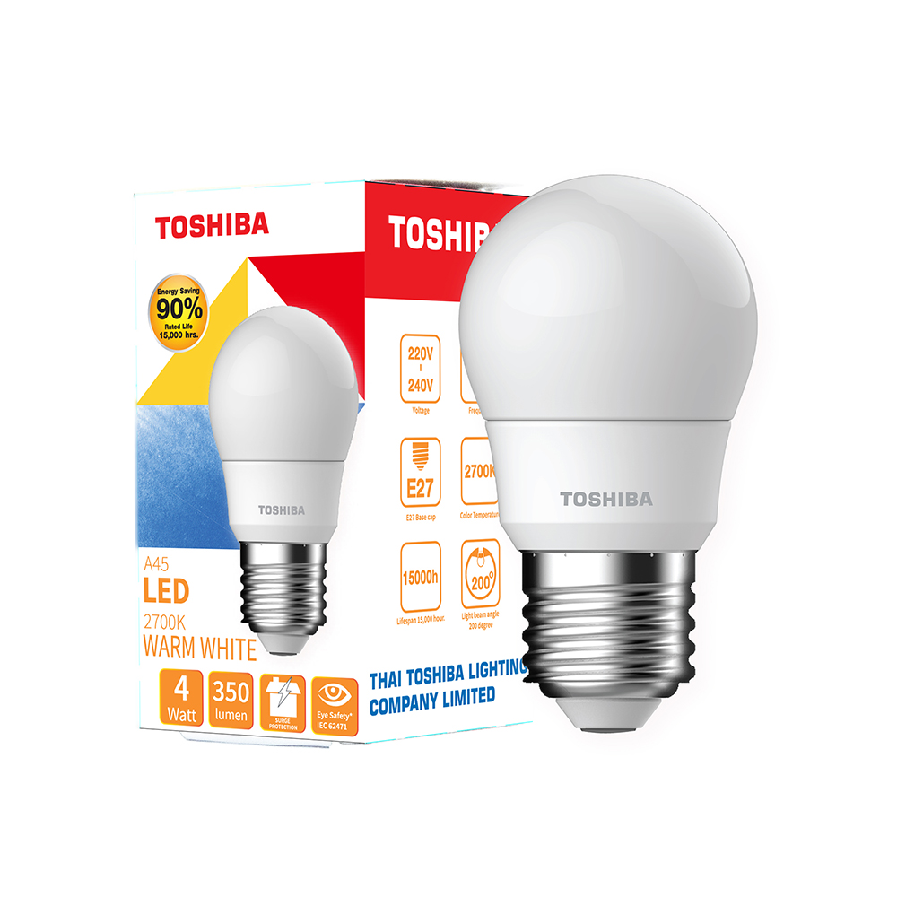 LED Bulb A45 Warm White 4W