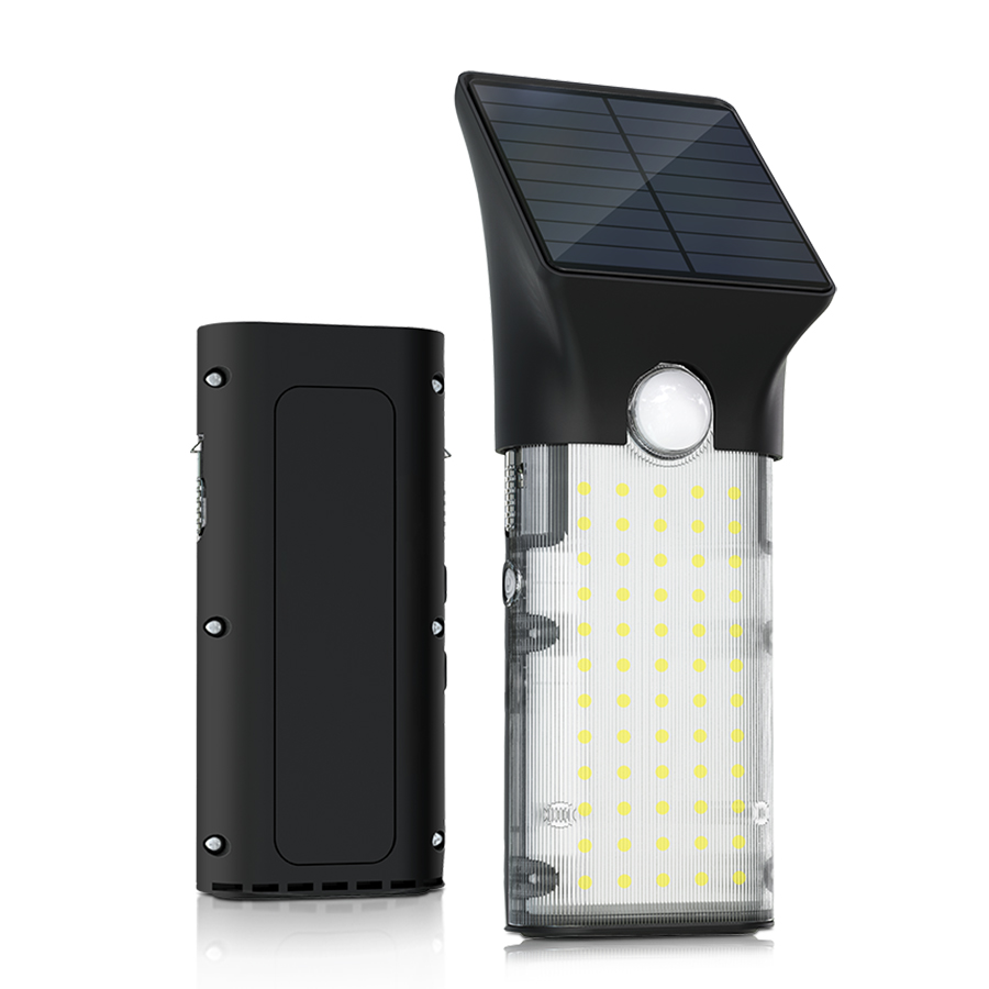โคมไฟติดผนัง และพกพา LED Solar Portable Wall Light 9W พลังงานแสงอาทิตย์