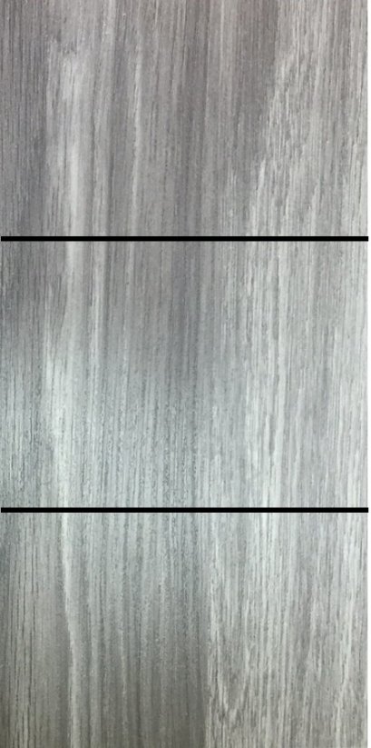 ประตู uPVC รุ่นภายใน EXTERA สี Smoke Grey บานเรียบ เซาะร่อง 2 เส้นนอน