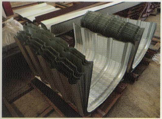 Climp Curved แผ่นหลังคาดัดโค้ง Climp Curved แผ่นหลังคาดัดโค้ง