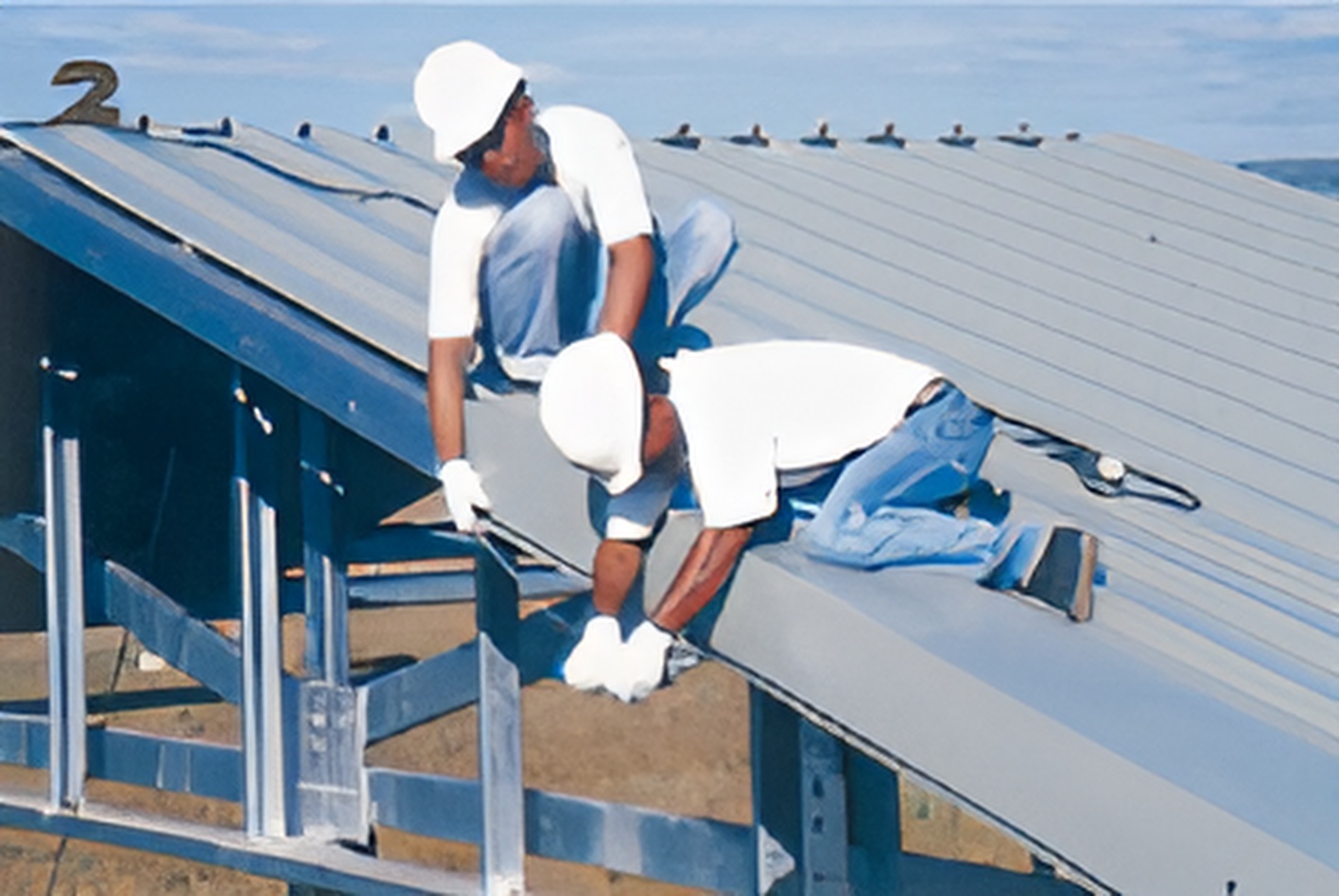 ขั้นตอนที่ 2 ทำการยึดสกรูบนแผ่นปิดครอบมุมกับแปทุกระยะ 50 ซม. เท่ากัน ขั้นตอนที่ 2 ทำการยึดสกรูบนแผ่นปิดครอบมุมกับแปทุกระยะ 50 ซม. เท่ากัน