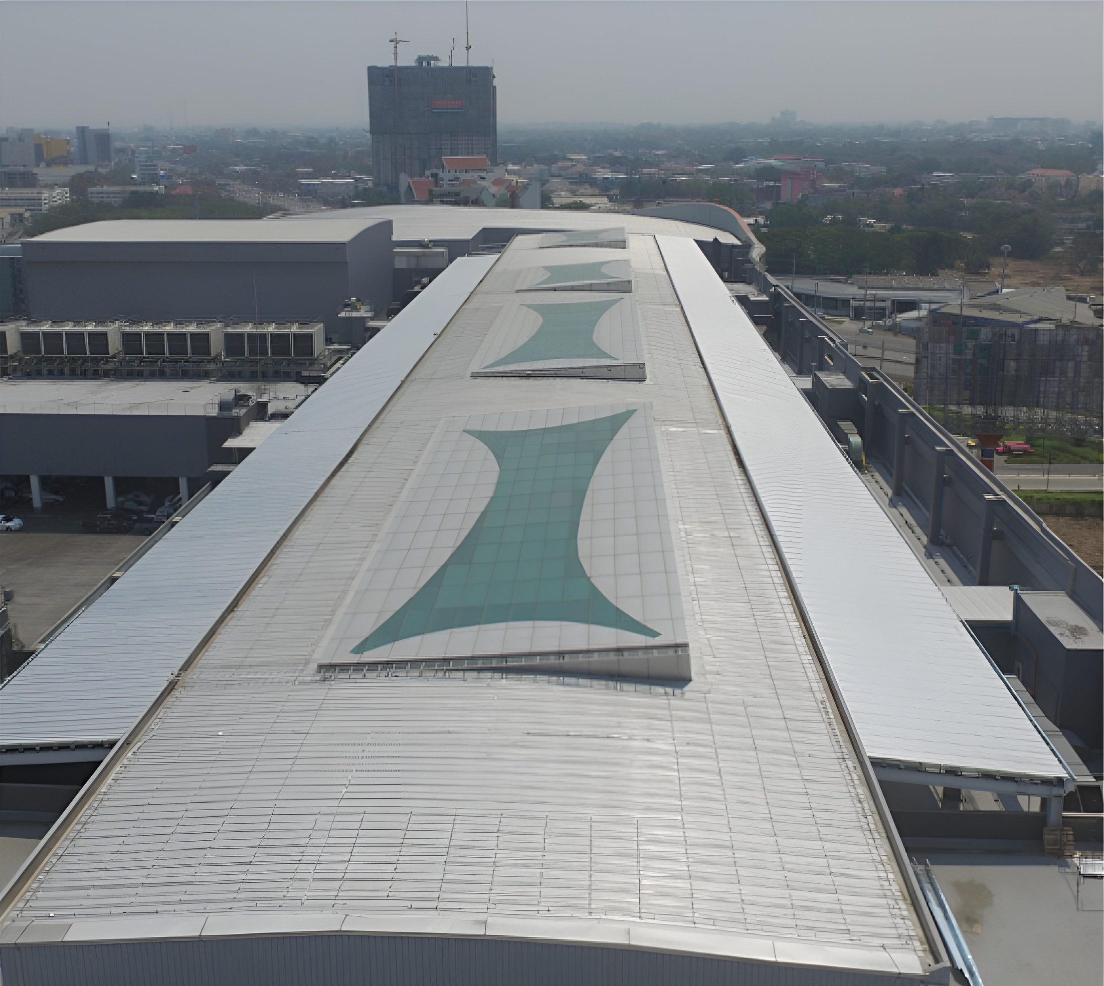 ระยะความยาวหลังคามากที่สุดสำหรับระบายน้ำจากแนวสันลอนถึงรางน้ำ (เมตร) ระยะความยาวหลังคามากที่สุดสำหรับระบายน้ำจากแนวสันลอนถึงรางน้ำ (เมตร)