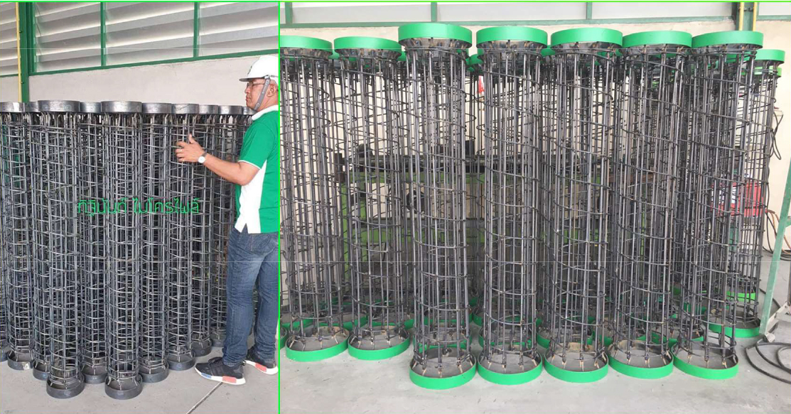 การตรวจสอบขนาดเหล็ก Spiral 6 mm. การตรวจสอบขนาดเหล็ก Spiral 6 mm.