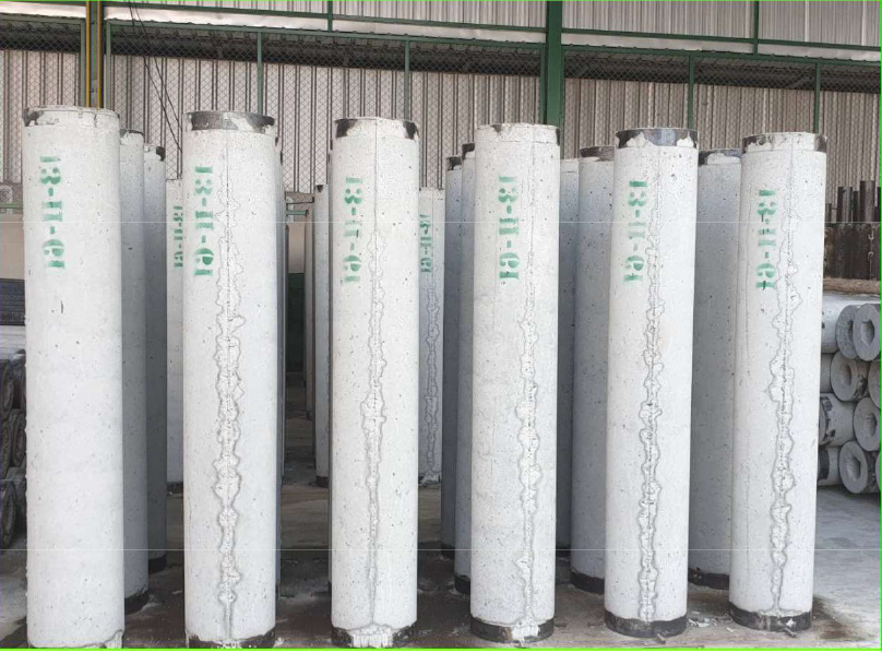 การจัดกองเก็บในสต๊อกเสาเข็มไมโครไพล์ การจัดกองเก็บในสต๊อกเสาเข็มไมโครไพล์