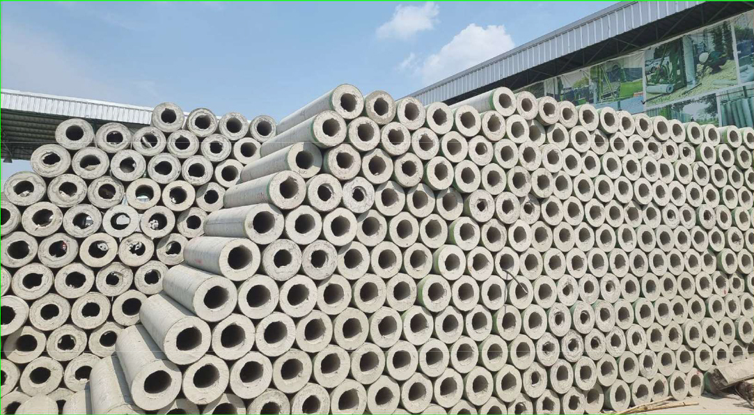 การจัดกองเก็บในสต๊อกเสาเข็มไมโครไพล์ การจัดกองเก็บในสต๊อกเสาเข็มไมโครไพล์