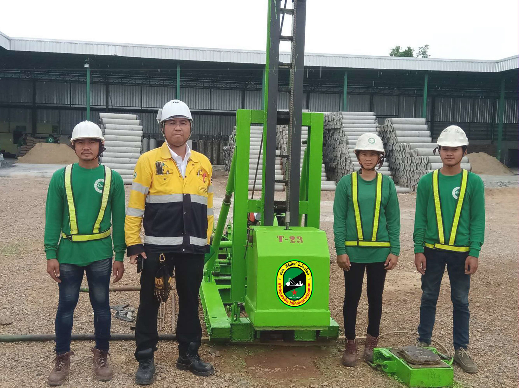 ปั้นจั่นทุกตัวผ่านการตรวจสอบและได้รับการรับรองจากวิศวกรเครื่องกล การตรวจสอบปั้นจั่น