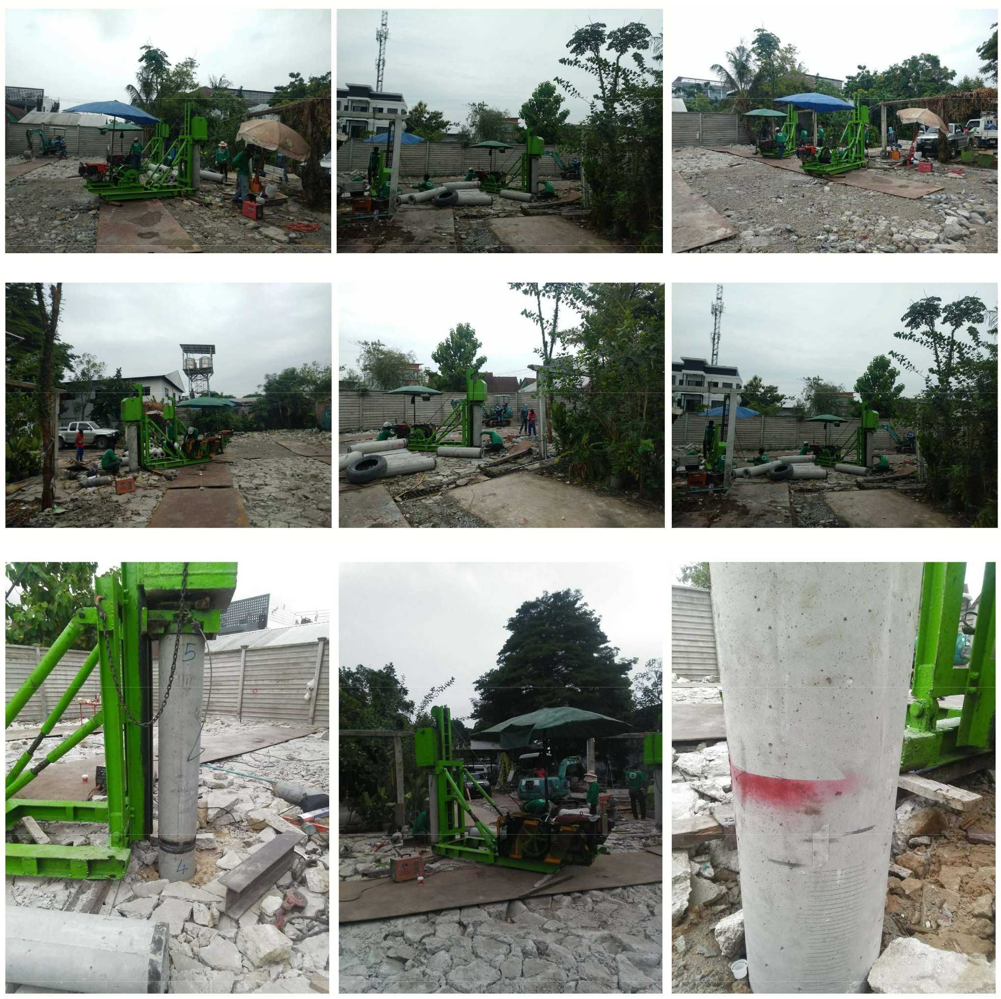 ผลงานการตอกเสาเข็ม Micro Pile ในโครงการหมู่บ้าน ผลงานการตอกเสาเข็ม Micro Pile ในโครงการหมู่บ้าน