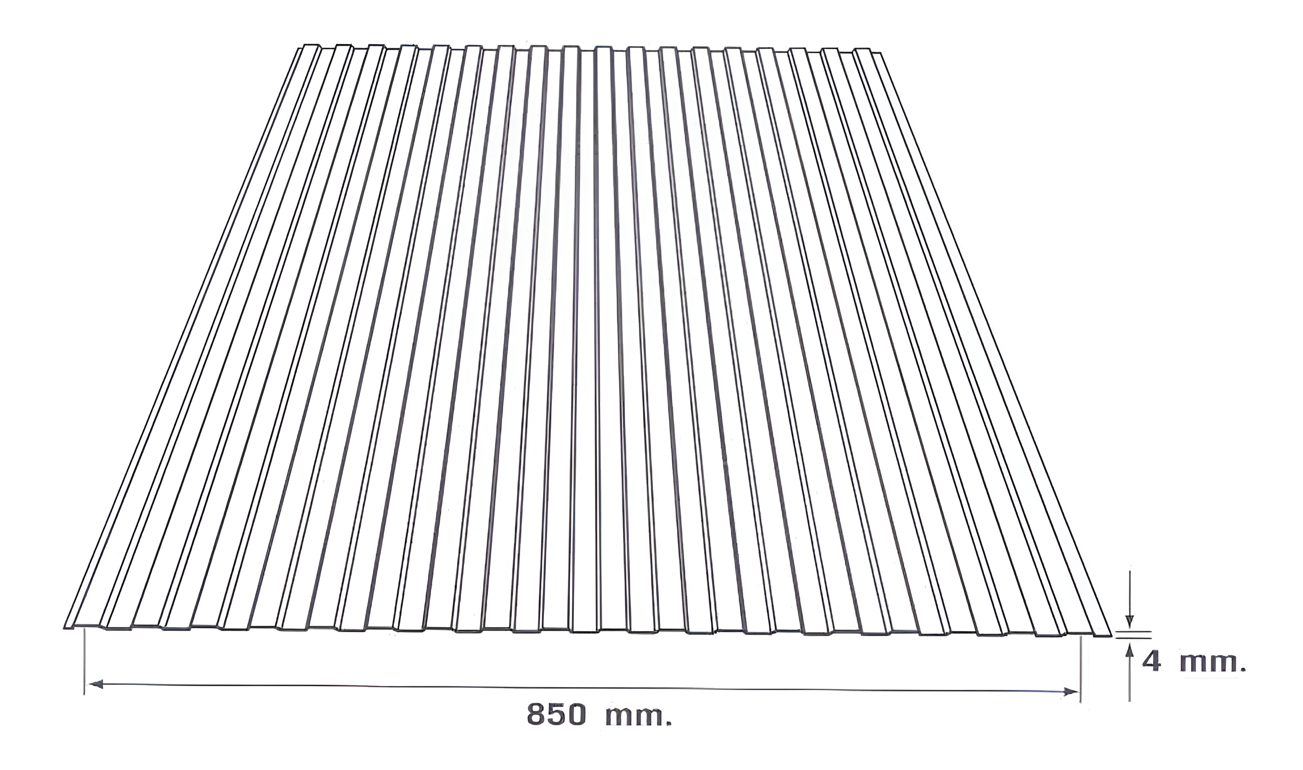 รูปลอน LYSAGHT PANELRIB® HI-TEN