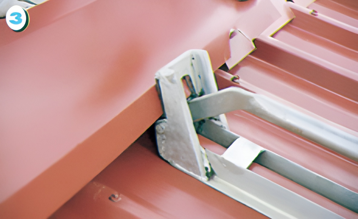 ขั้นตอนที่ 3 ใช้เครื่องมือตัดปลายด้านข้างแผ่นปิดครอบให้ได้รูปรอยตัดตามสันลอนของหลังคาเพื่อจะได้วางแผ่นปิดครอบทับกับหลังคาพอดี ขั้นตอนที่ 3 ใช้เครื่องมือตัดปลายด้านข้างแผ่นปิดครอบให้ได้รูปรอยตัดตามสันลอนของหลังคาเพื่อจะได้วางแผ่นปิดครอบทับกับหลังคาพอดี