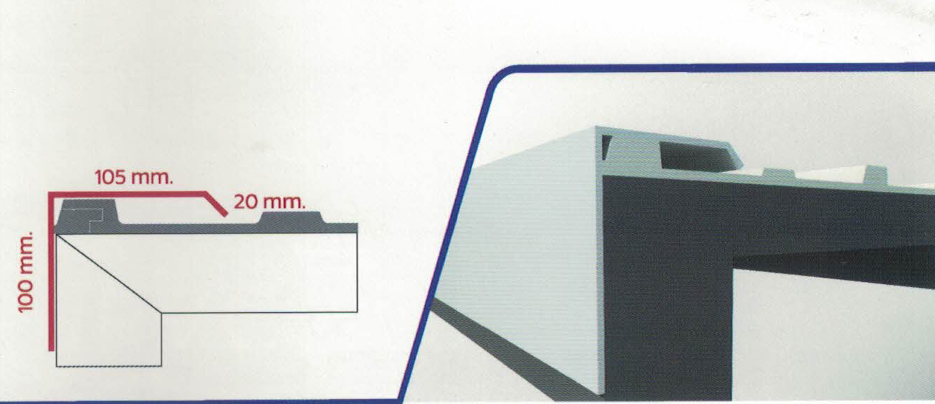 ครอบข้าง (200 ซม.) หลังคา หลังคาไวนิล ครอบข้าง (200 ซม.) หลังคา หลังคาไวนิล