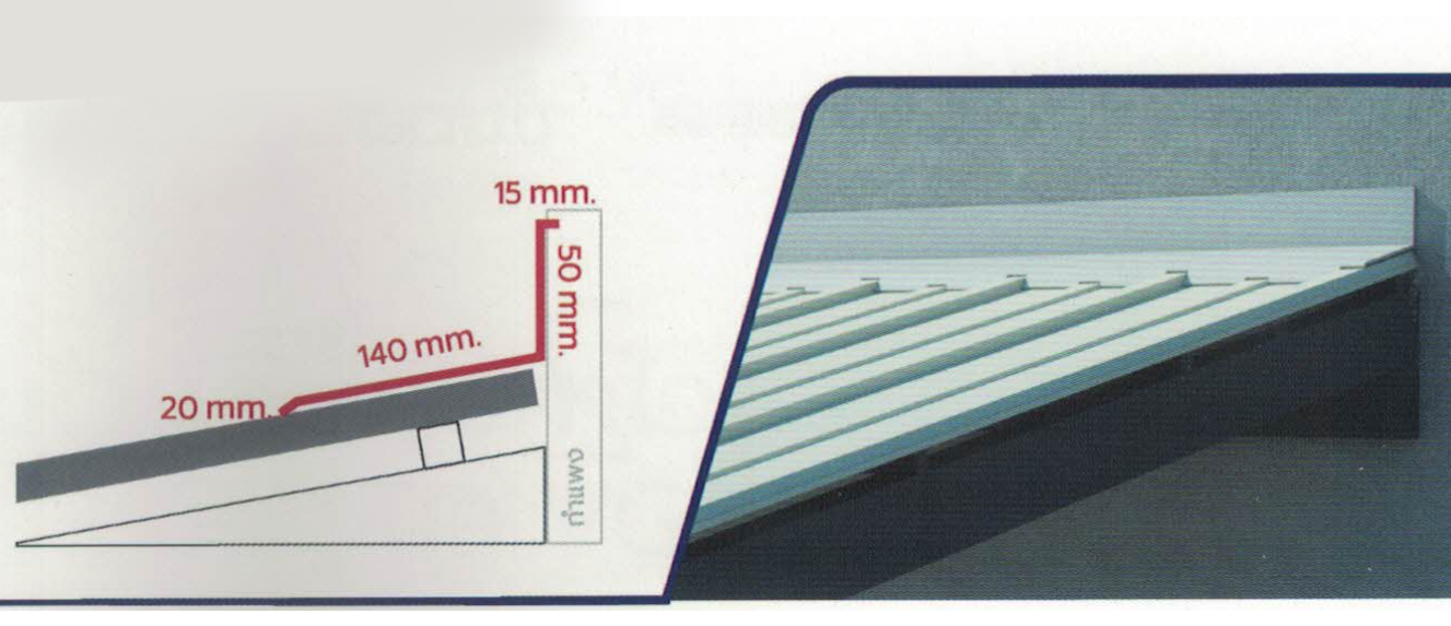ครอบชนผนัง (193 ซม.) หลังคา หลังคาไวนิล ครอบชนผนัง (193 ซม.) หลังคา หลังคาไวนิล
