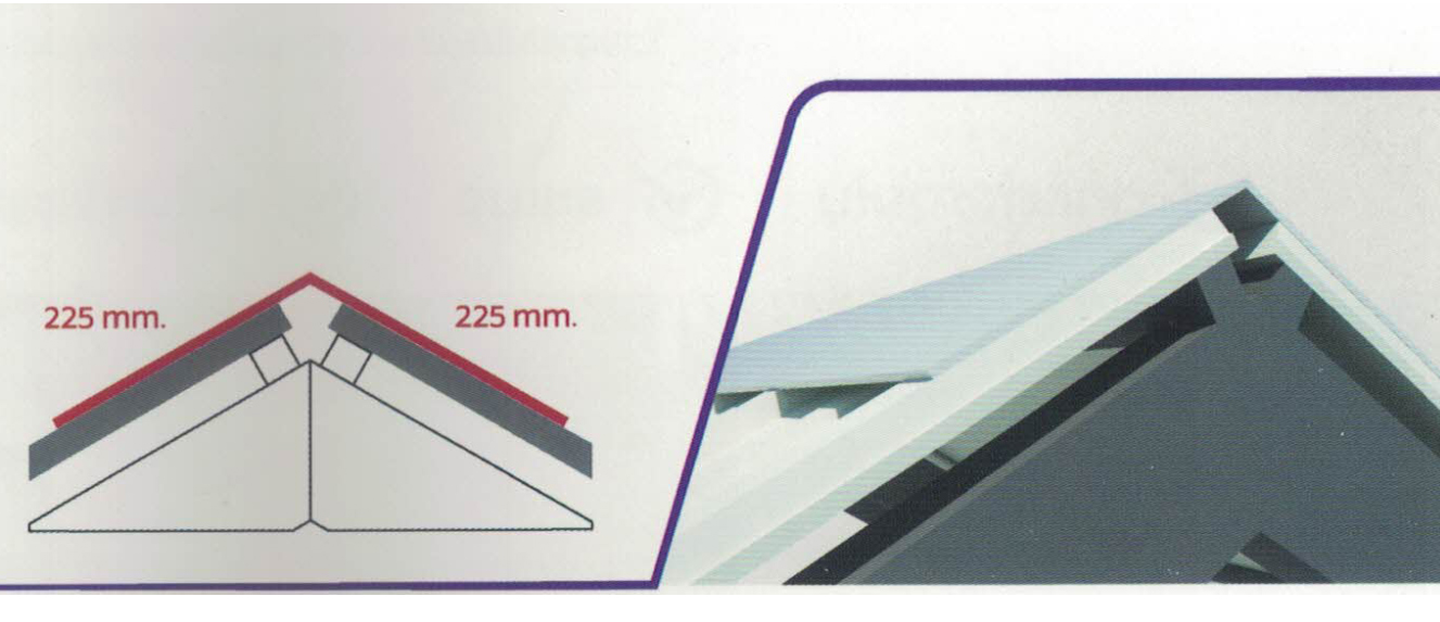 ครอบจั่ว 30 องศา (200 ซม.) หลังคา หลังคาไวนิล ครอบจั่ว 30 องศา (200 ซม.) หลังคา หลังคาไวนิล