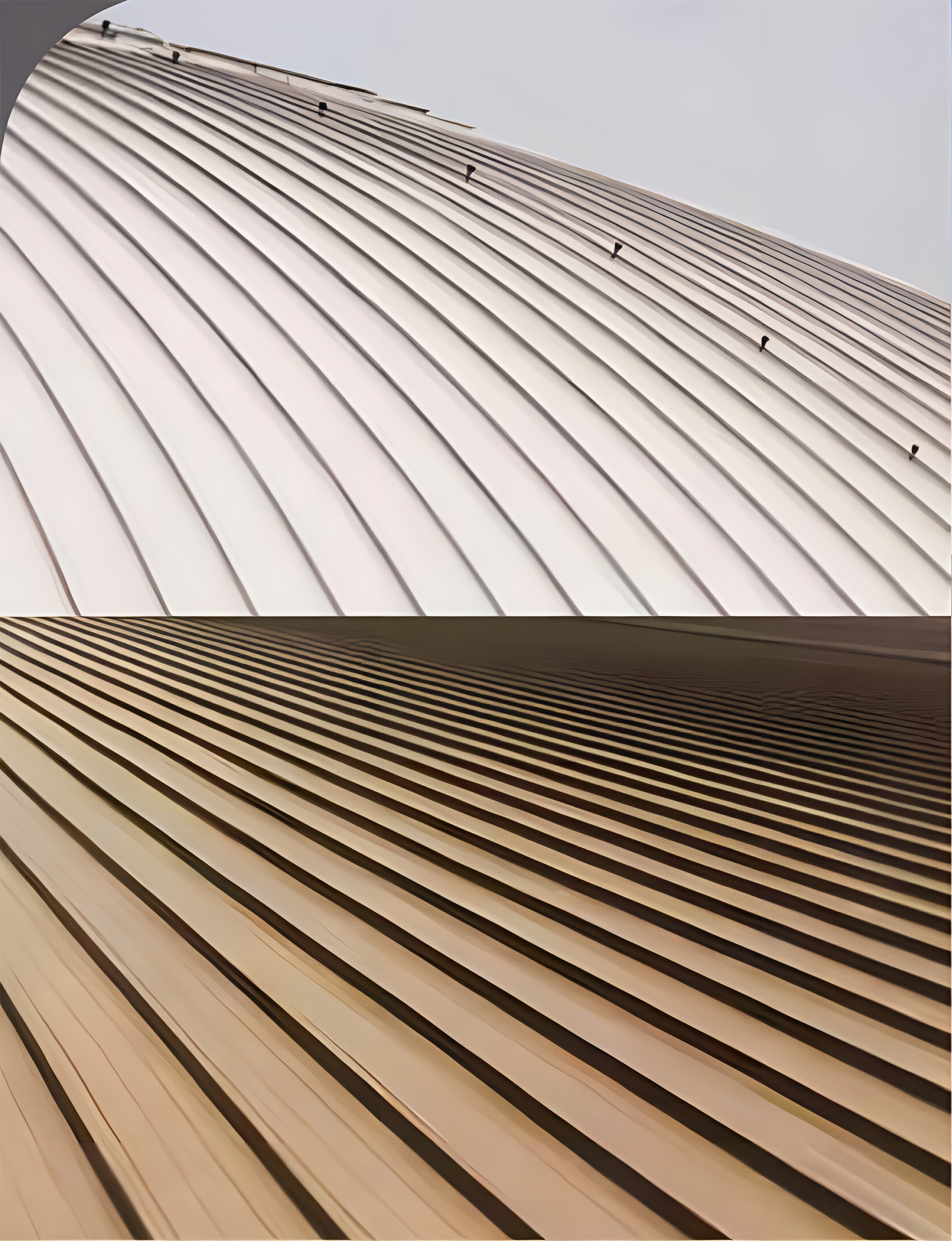 ระบบหลังคาสองชั้น แบบที่ 2 : ฉนวน / ตะแกรงเหล็ก ระบบหลังคาสองชั้น แบบที่ 2 : ฉนวน / ตะแกรงเหล็ก