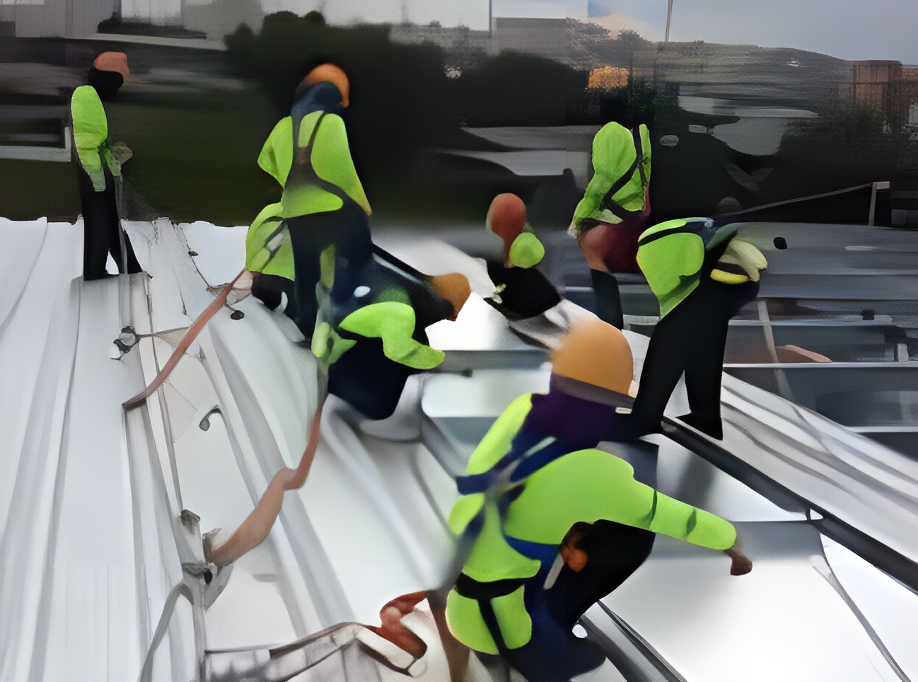 การแนะนำเรื่องความปลอดภัย, ขั้นตอนการปฎิบัติงาน, อุปกรณ์กันตกจากที่สูง การแนะนำเรื่องความปลอดภัย, ขั้นตอนการปฎิบัติงาน, อุปกรณ์กันตกจากที่สูง