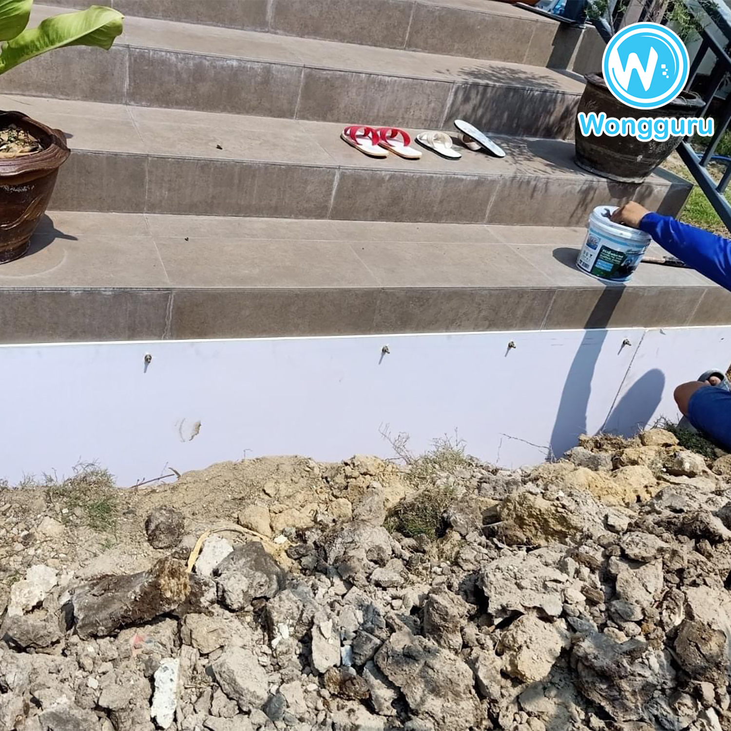 ปิดโพรงใต้บ้าน โดยวงศ์กูรู มีบริการเสริมในการถมดินและปูหญ้ารอบบ้าน ปิดโพรงใต้บ้าน โดยวงศ์กูรู มีบริการเสริมในการถมดินและปูหญ้ารอบบ้าน