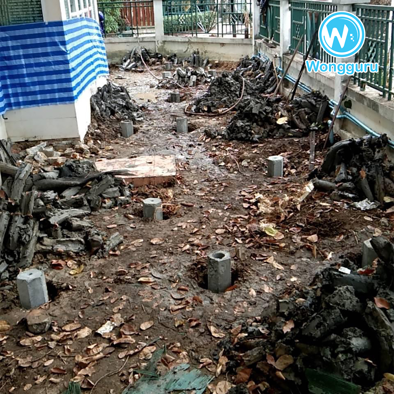 ปิดโพรงใต้บ้าน โดยวงศ์กูรู พร้อมปรับพื้นที่รอบบ้าน ปิดโพรงใต้บ้าน โดยวงศ์กูรู พร้อมปรับพื้นที่รอบบ้าน