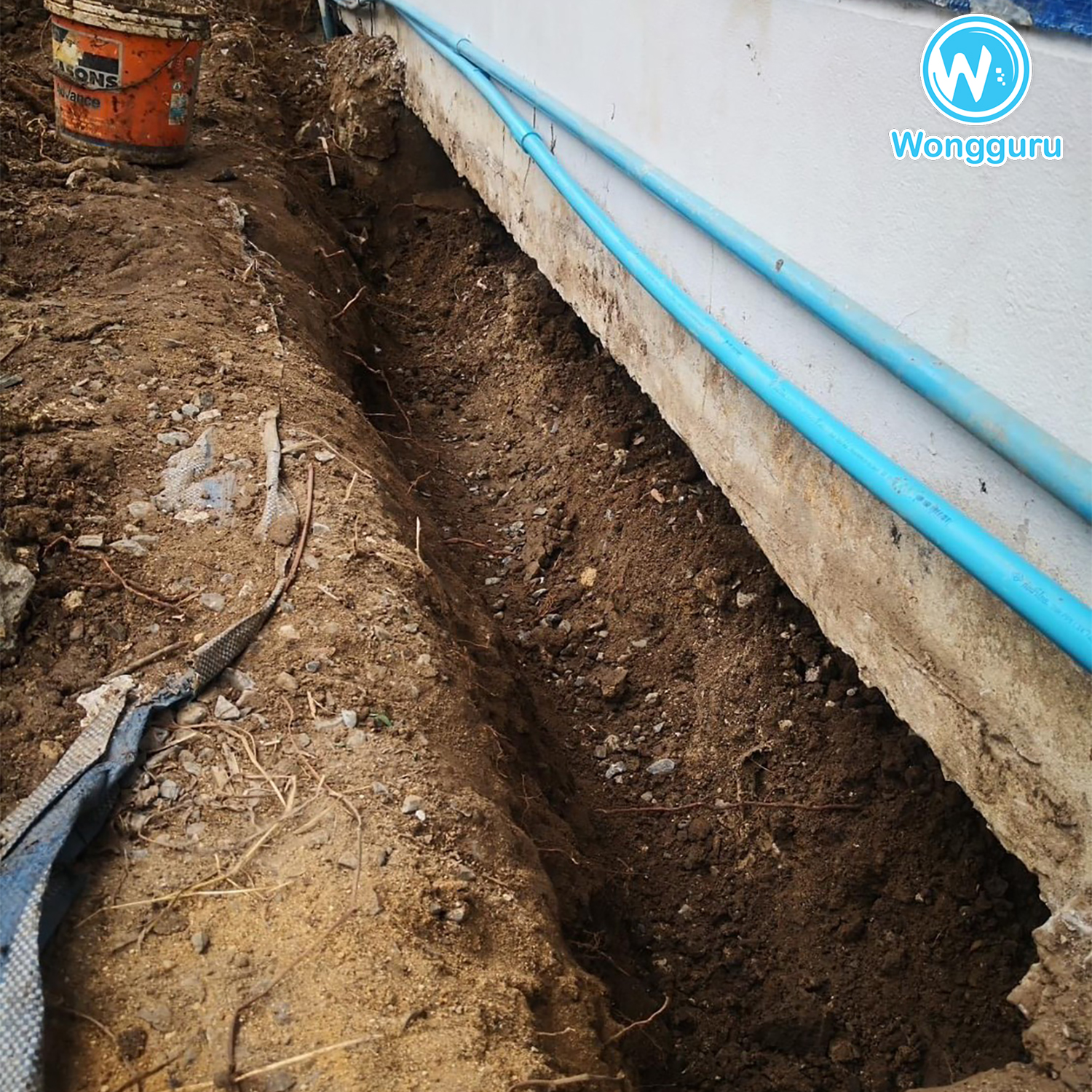 มาปิดโพรงเพื่อป้องกันท่อน้ำใต้ดินรั่วซึม มาปิดโพรงเพื่อป้องกันท่อน้ำใต้ดินรั่วซึม