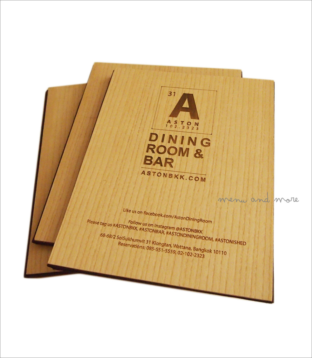 31 Aston Dining Room Bar Menu N More