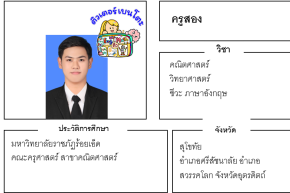 เรียนพิเศษสุโขทัย ครูสอง 24159 สอนคณิตศาสตร์ วิทยาศาสตร์ ชีวะ ภาษาอังกฤฤษ