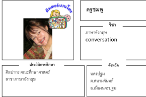 เรียนพิเศษนครปฐม ครูชมพู 24262 สอนภาษาอังกฤษ conversation