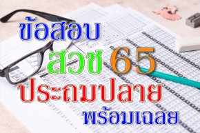 ข้อสอบ สวช ประถมปลาย 65