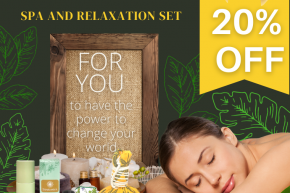 Promotion, Spa And Relaxation set, discount up to 20%