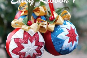 How to make an easy bow for Christmas Ornament