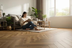 กระเบื้องยางลายปาเก้ มีกี่แบบ เลือกอย่างไรให้เหมาะกับห้อง