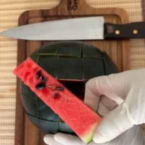 วิธีหั่นแตงโมง่ายๆ │ How to cut watermelon