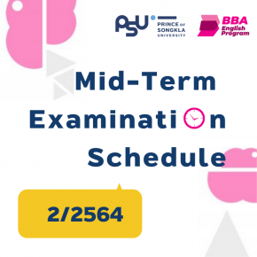 Mid-term Examination Schedule 2/2564
