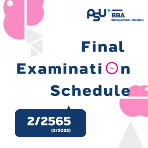 Final Examination Schedule 2/2565 (2/2022)