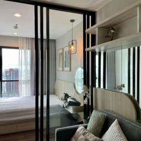 EHL-233599 The base park west สุขุมวิท77 ให้เช่าห้อง 1 นอน  1 น้ำ ขนาด 27 ตรม ราคา 13,000 บาทต่อเดือน สนใจติดต่อ 0819128883 หรือแอดไลน์ @easyhomeland