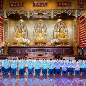 ขอขอบพระคุณ สถาบันพุทธศาสนา วัดเถรวาท-มหายาน โฝวกวงซัน ที่เลือกใช้บริการทำความสะอาด Deep cleaning ของ Cleanness By Clean For Green