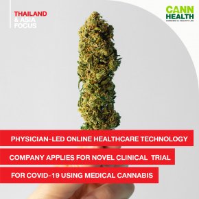 Physician-led Online Healthcare Technology Company Applies for Novel Clinical Trial for COVID-19 Using Medical Cannabis