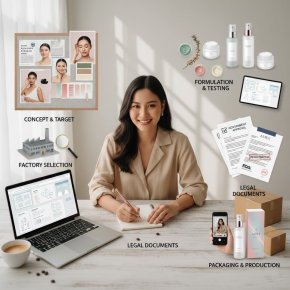 อยากทำแบรนด์ตัวเอง เริ่มต้นยังไง? รวม 5 ขั้นตอนผลิตเครื่องสำอางฉบับมือใหม่