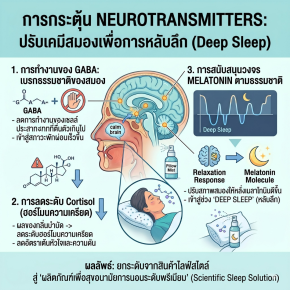 การกระตุ้น Neurotransmitters: ปรับเคมีสมองเพื่อการหลับลึก (Deep Sleep)