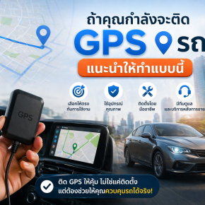 ถ้าคุณกำลังจะติด GPS รถยนต์ ต้องรู้ 7 ข้อนี้ก่อนตัดสินใจ 