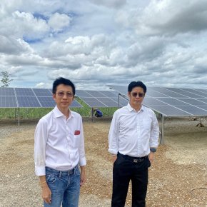 คบ.สุโขทัย  ลงพื้นที่ติดตามความก้าวหน้างานปรับปรุงสถานีสูบน้ำด้วยพลังงานแสงอาทิตย์พร้อมระบบส่งน้ำ บ่อสูบน้ำใต้ดินที่ L15 และบ่อสูบน้ำใต้ดินที่ L16