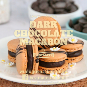 Dark Chocolate Macaron