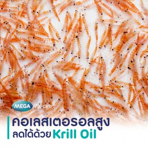 คอเลสเตอรอลสูงลดได้ด้วย Krill Oil