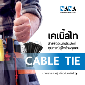 ชนิดและประเภทของเคเบิลไทร์ Cable Tie