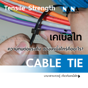 Cable Tie ทนแรงดึงสูง(Tensile Strength)