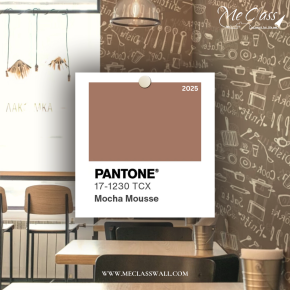 Pantone 2025 วอลเปเปอร์ติดผนัง Mocha Mousse Color ต้อนรับศักราชใหม่