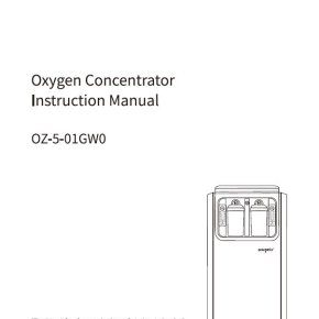 Owgels 10 ลิตร คู่มือเครื่องผลิตออกซิเจน  รุ่น OZ-5-01GW0