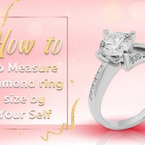 How to do measure diamond ring size by yourself.