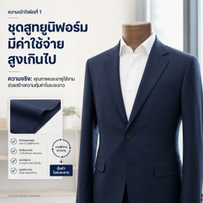 5 ความเข้าใจผิดเกี่ยวกับชุดสูทยูนิฟอร์มองค์กร