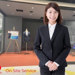 Free on-site suit measurement service especially for you
