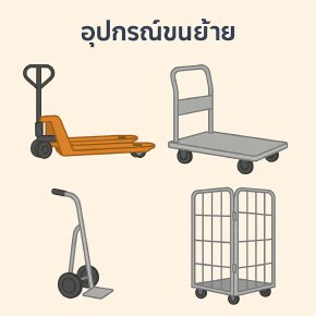 แนะนำอุปกรณ์ที่จำเป็นสำหรับศูนย์กระจายสินค้า โรงงาน และธุรกิจค้าปลีก