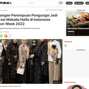 Refugee Women's Struggle Becomes Makaila Haifa's Inspiration at Indonesia Fashion Week 2022