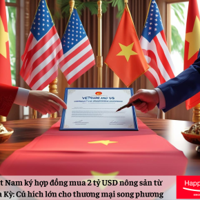 Việt Nam ký hợp đồng mua 2 tỷ USD nông sản từ Hoa Kỳ: Cú hích lớn cho thương mại song phương